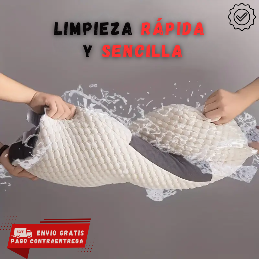 Almohada Ortopédica con Diseño Ergonómico, Antialérgica